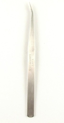 Pęseta krawiecka zagięta gładka 15cm