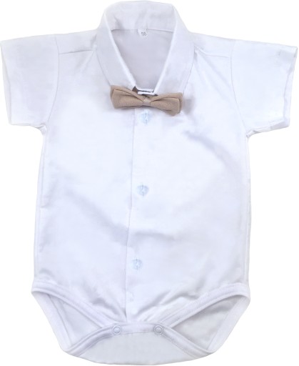KOSZULOBODY białe wizytowe 68 cm +4m koszula