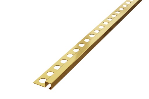 Złota listwa wykończeniowa narożna mat12,5mmx270cm