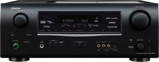 Amplituner Denon AVR-1708 7.1 czarny.