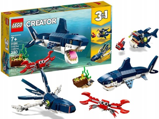 LEGO Creator 3 w 1 Morskie stworzenia 31088