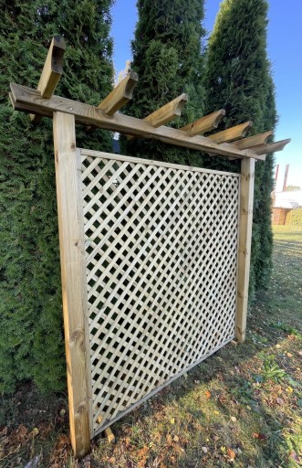 przejście ozdobne ,pergola na płot 180x180cm bez kratki wyprzedaż!