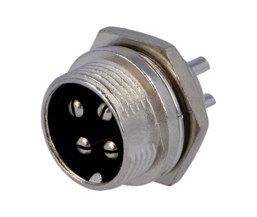 WMIC334-WP Wtyk mikrofonowy na panel (złacze męskie) 4pin