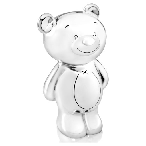 SREBRNA FIGURKA SKARBONKA MIŚ Twinkle