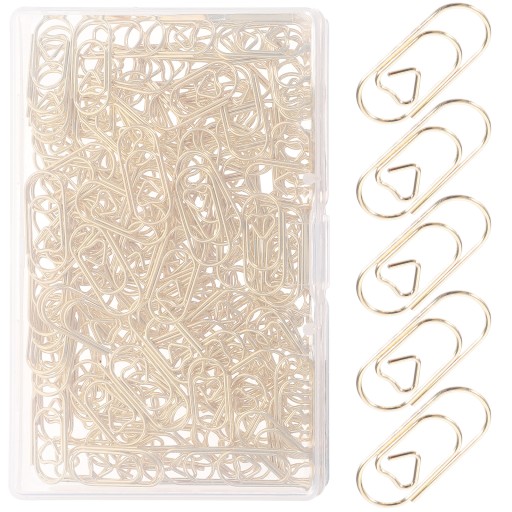 150 szt. Spinacze do papieru Delikatne spinacze Śliczny papier