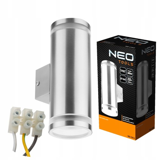 NEO LAMPA LED ELEWACYJNA ZEWNĘTRZNA KINKIET 2x 35W