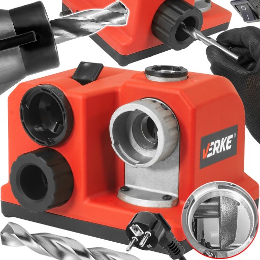OSTRZAŁKA DO OSTRZENIA WIERTEŁ 3-13 MM ELEKTRYCZNA PROFESJONALNA MOCNA 80W