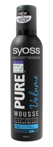 Syoss Pure Volume Pianka Do Włosów 250 ml