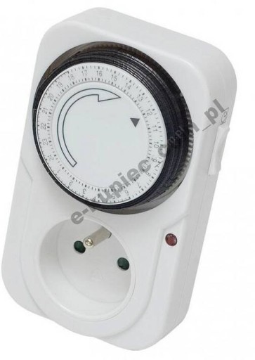 PROGRAMATOR CZASOWY MANUALNY TIMER ZEGAR 24H #EK