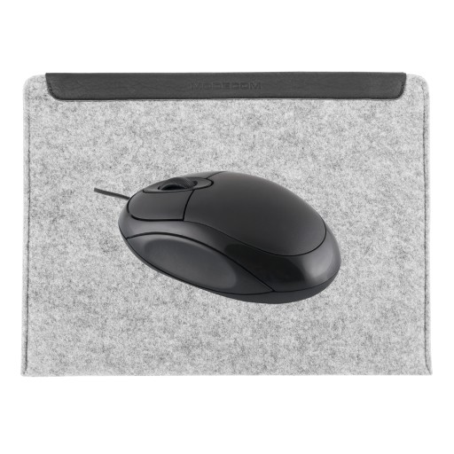 FUTERAŁ NA LAPTOPA 15,6 CALA MODECOM FELT 15 SZARY + MYSZKA USB >>> GRATIS