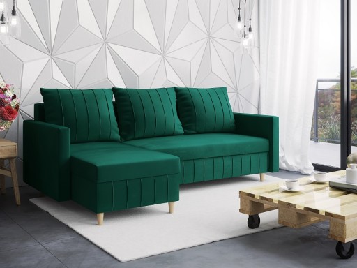 Narożnik Rozkładany Sofa 224 cm Bari RN07 O-sofa