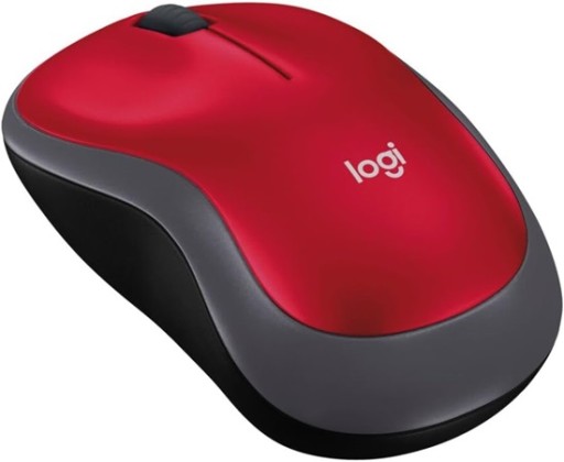 MYSZ BEZPRZEWODOWA LOGITECH M185 CZERWONA