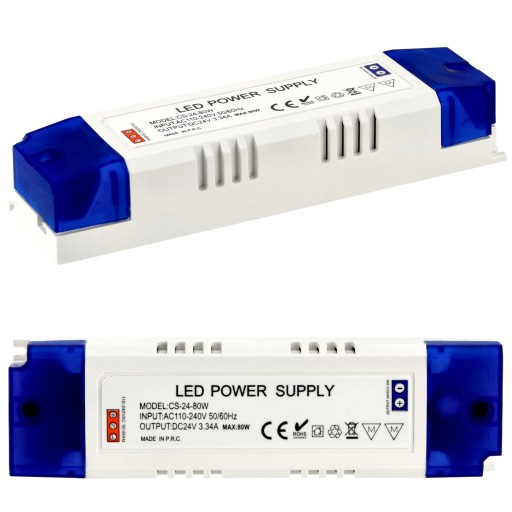 ZASILACZ LED 24V MEBLOWY 3A 80W DO TAŚMA TAŚMY LED Transformator