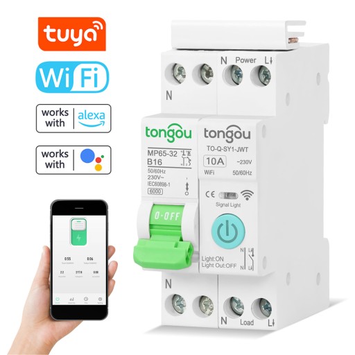 Tuya Wifi Inteligentny wyłącznik Automatyczne