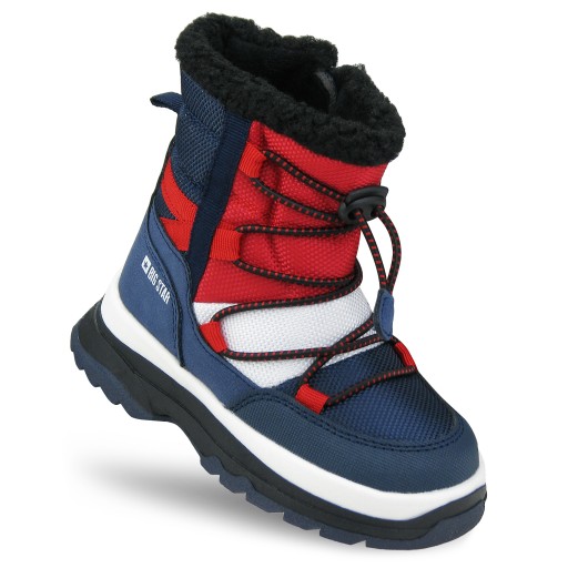 ŚNIEGOWCE buty dziecięce ZIMOWE ocieplane BIG STAR trzewiki MM374194 27