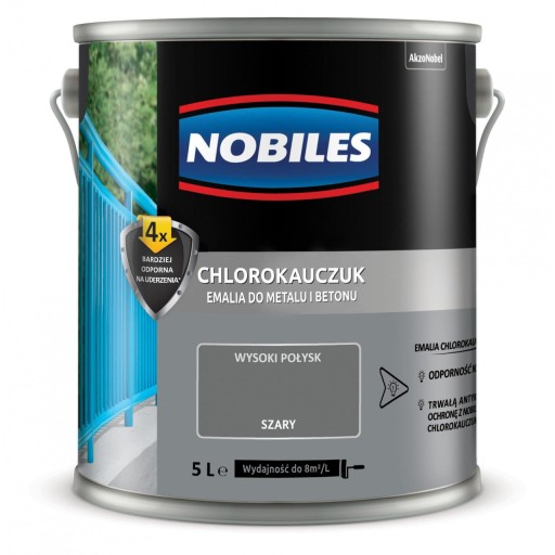 NOBILES EMALIA CHLOROKAUCZUK SZARY 5L