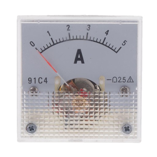 Amp Current 010A DC Panel analogowego amperom