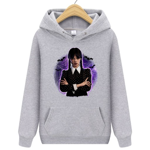 WEDNESDAY BLUZA ADDAMS DAMSKA Z KAPTUREM - S