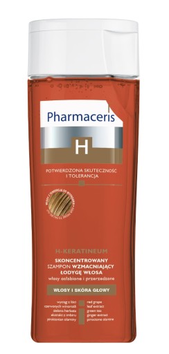 PHARMACERIS H KERATINEUM SZAMPON WZMACNIAJĄCY DO WŁOSÓW OSŁABIONYCH 250ML