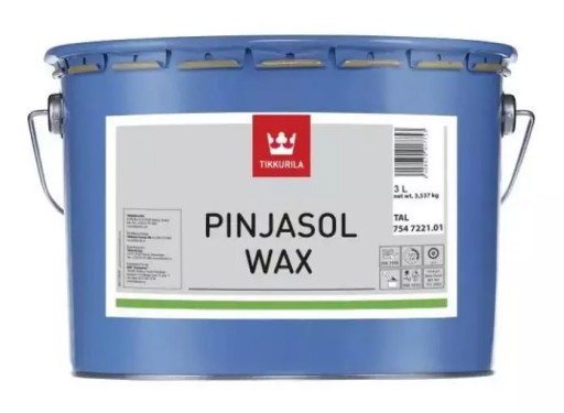 TIKKURILA impregnat do drewna z woskiem Antracyt 3