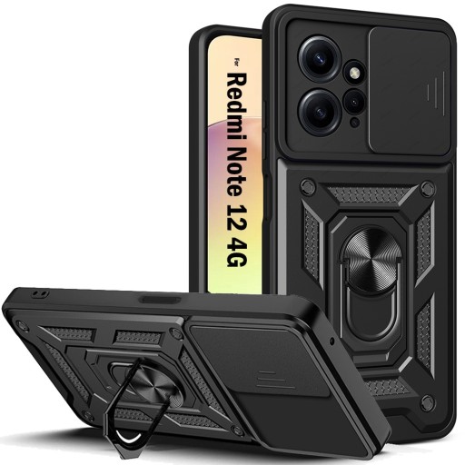 PANCERNE ETUI SLIDE do XIAOMI REDMI NOTE 12 +SZKŁO