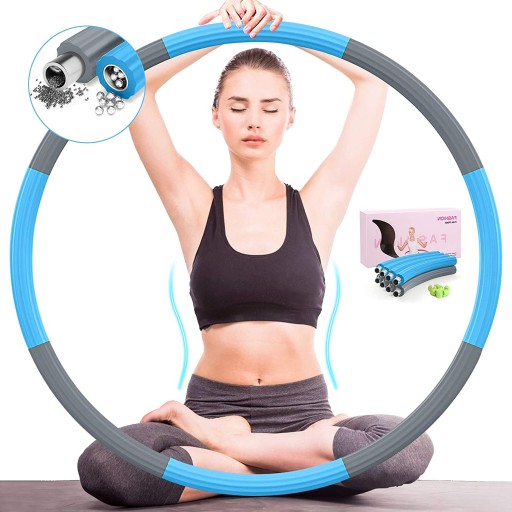 Hula hop 86cm odchudzające piankowe fit masażer