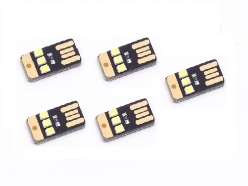 5x Pocket Lampka Mini USB Touch switch 3 LED