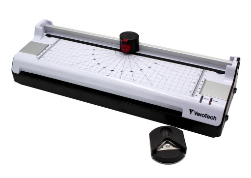 LAMINATOR BIAŁY A3 Z TRYMEREM I ZAOKRĄGLACZEM