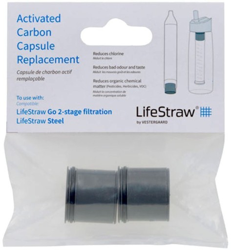 WKŁAD WYMIENNY LIFESTRAW GO KAPSUŁKI WĘGLOWE 2 szt