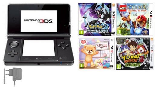 Nintendo 3DS + POKEMON + GRY
