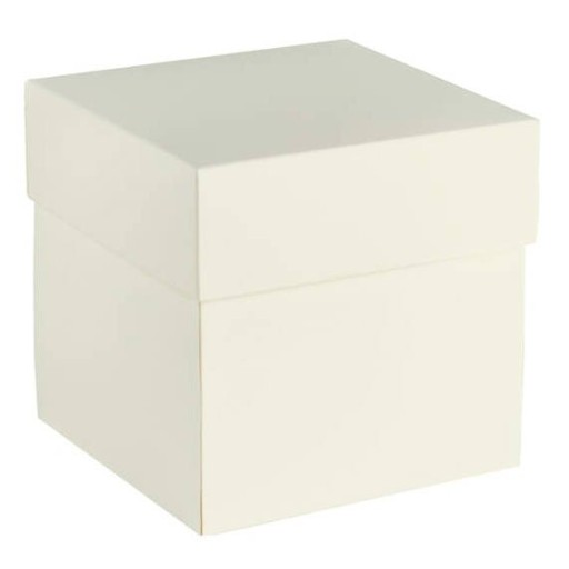 Pudełko exploding box kremowe 10x10x10