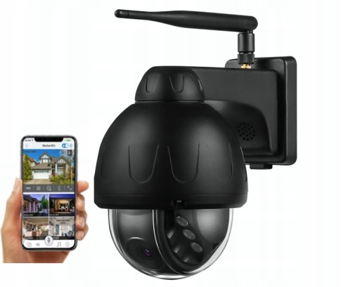 ZEWNĘTRZNA KAMERA OBROTOWA 5MPX 4MPX IP WiFi AUTO