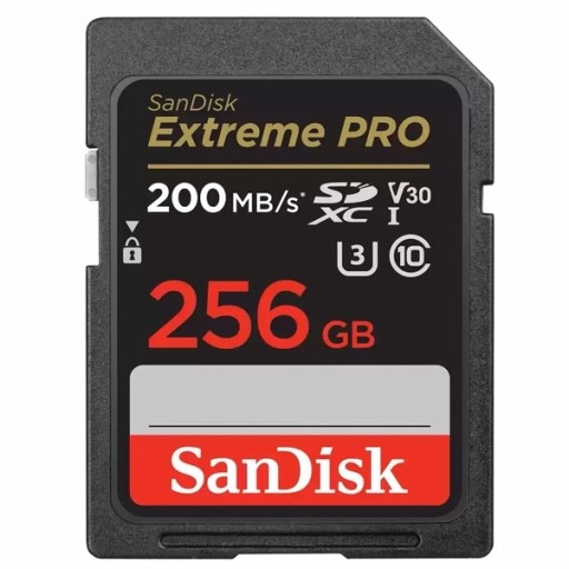 Karta SANDISK EXTREME PRO SDXC 256GB 200/140 MB/s