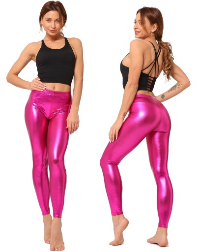LEGGINSY RURKI BŁYSZCZĄCE LATEX WETLOOK KOLORY