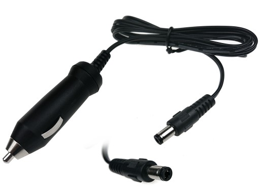 WTYCZKA ZAPALNICZKI SAMOCHODOWEJ Z KABLEM 2.1/5.5 WTYK ADAPTER Z PRZEWODEM