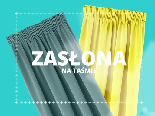 PIĘKNE MATOWE GOTOWE ZASŁONY 155x160 TAŚMA KOLORY!