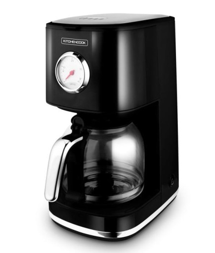 Ekspres przelewowy do kawy 1,5l Kitchencook kolekcja RETRO BLACK