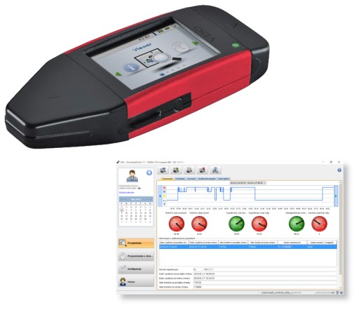 DLK Pro TIS-Compact S (EE) do tachografów SMART 4.1 kart G2v2 i program