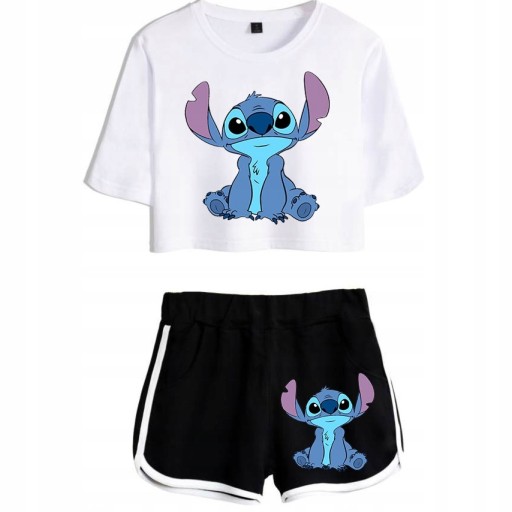 PIŻAMA STICH LILO ANGEL KOMPLET T-SHIRT