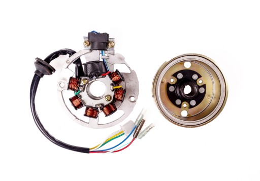 Stator+magneto 7 cewek 5 przewodów 50ccm skuter 2T Keeway CPI, Yamaha Jog