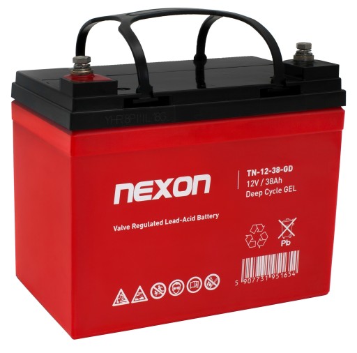 Akumulator żelowy Nexon TN-GEL 12V 38Ah long life(12l) - głębokiego rozłado