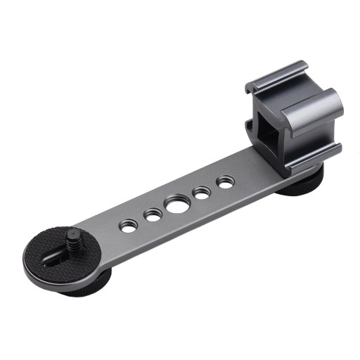 Triple Cold Shoe Mount Bracket Extension Bar with