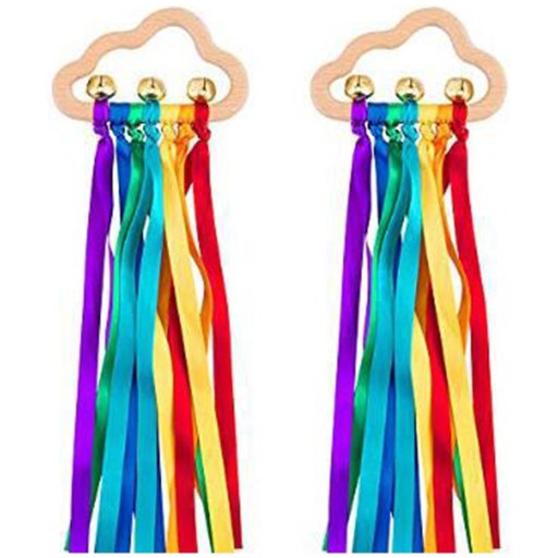 Rainbow Hand Ribbon Kite Montessori Early Learning