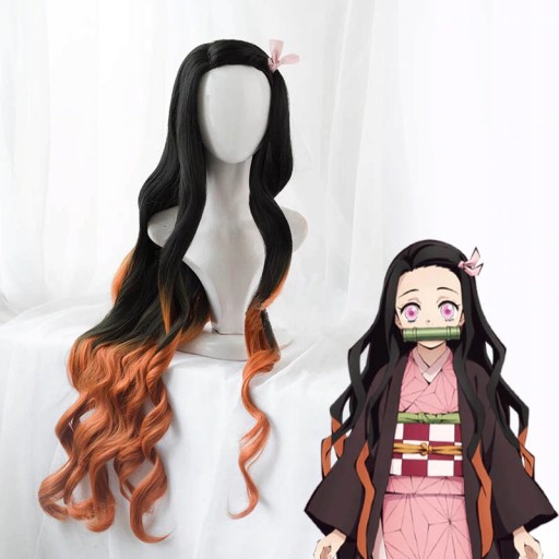 Peruka anime cosplay Yaiba Nezuko