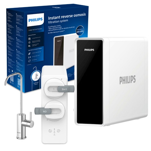 Filtr do wody PHILIPS AUT4030R400 bez zbiornika pod zlew, odwrócona osmoza,
