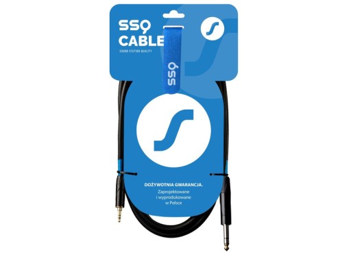 Kabel SSQ MIJS2 Jack stereo 3.5 mm - Jack 6.3 mm