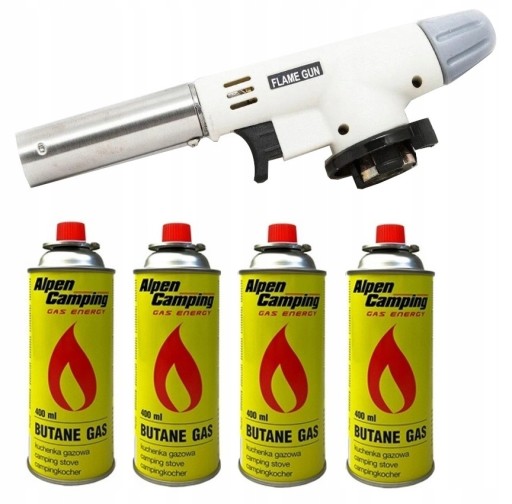 PALNIK GAZOWY LUTLAMPA OPALARKA 4x GAZ KARTUSZ XXL