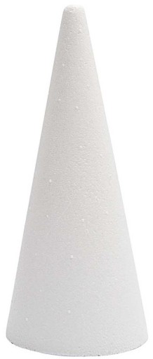 STOŻEK STYROPIANOWY 38CM STOŻKI STYROPIANOWE