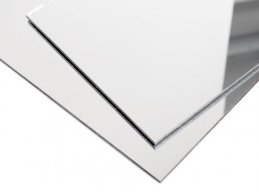 PLEXI LUSTRZANA 3MM SREBRNA PŁYTA FORMATKA 120 x 80CM DO CIĘCIA LASEREM