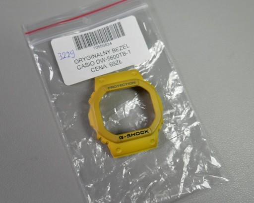 Bezel CASIO DW-5600TB Żółty